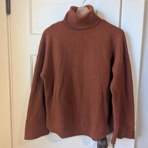 Burnt Orange Michael Kors Turtle Neck Sweater